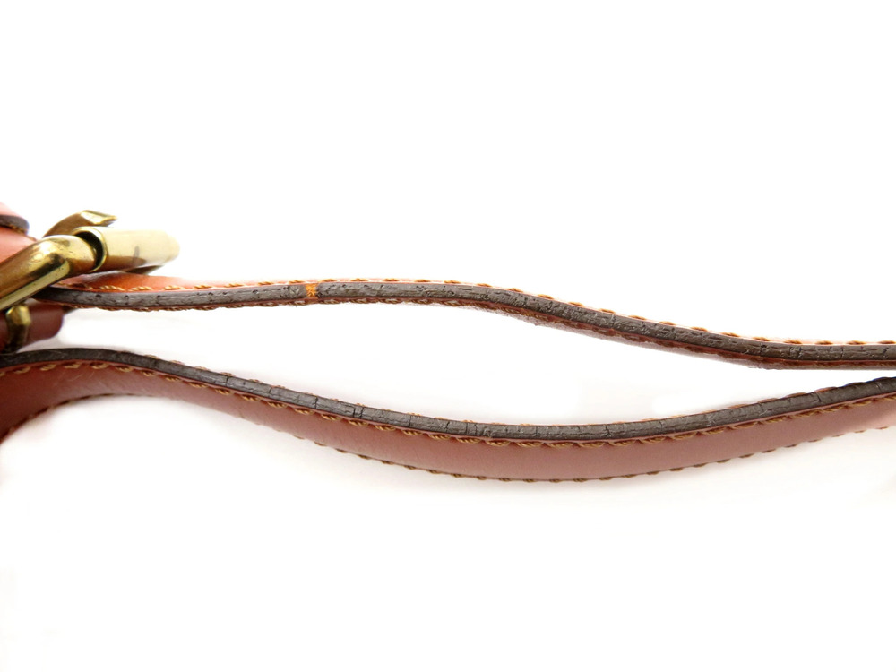 LOUIS VUITTON Saint Cloud Shoulder Bag Epi Leather Kenya Brown